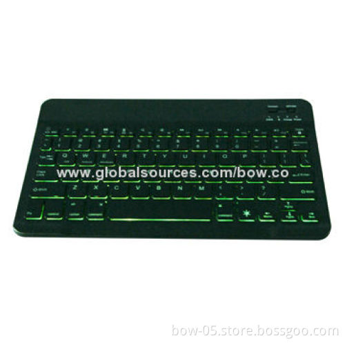 Backlit Bluetooth Tablet Keyboard for iPad 2/3/4, 10-inch, Google's Android/Microsoft's Windows/iOSNew